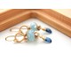 Aquamarine and Kynite Earrings