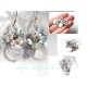 White Pearls and Swiss Topaz Earrings