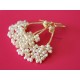 White Seed Pearls Earrings