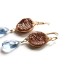 Druzy and Aquamarine Earrings