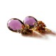 Amethyst and Opal Earrings