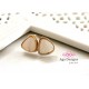 Druzy Stud Earrings - WHITE color