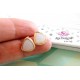 Druzy Stud Earrings - WHITE color