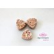 Triangle Druzy Stones with Hole Rose Gold 